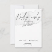 Betoverende Natuur Verticale RSVP Kaart (Voorkant)