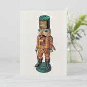 Betoverende  Notenkraker van Mina Lowry Feestdagenkaart (Staand voorkant)