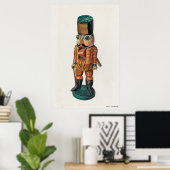 Betoverende  Notenkraker van Mina Lowry Poster (Thuiskantoor)