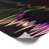 Betoverende olieverf van de Amsterdamse grachtenar Poster (Hoek)