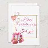 "Betoverende Omhelzing" Valentijnsdag Feestdagenkaart (Voorkant / Achterkant)