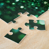 Betoverende opkomst: de groene sprankelkikker legpuzzel (Zijkant)