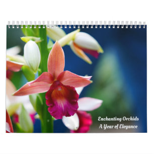 Betoverende orchideeën kalender