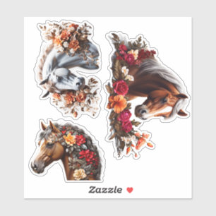 Betoverende Paarden Vinyl Stickers Aanpassen