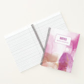 Betoverende Paarse Roze Goud  Notitieboek (Binnen)