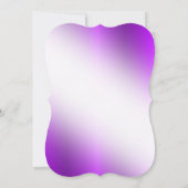Betoverende Paarse sprookjeshuwelijk Kaart (Achterkant)