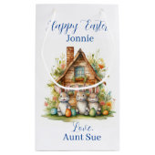 🐰 betoverende paashaas Wonderland Klein Cadeauzakje (Achterkant)