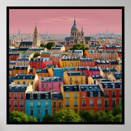 Betoverende Paris Poster (Voorkant)