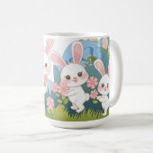 Betoverende Pasen feest ontwerp Koffiemok (Voorkant rechts)