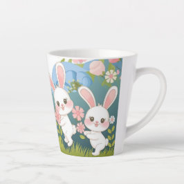 Betoverende Pasen feest ontwerp Latte Mok