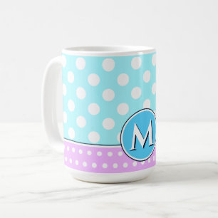 Betoverende Pastelkleuren Turquoise En Lavendel Koffiemok