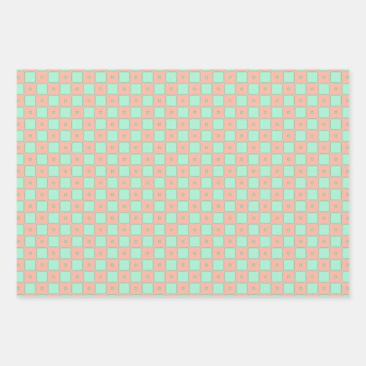 Betoverende Pastels Wrapping Paper Flat Sheet Set (Voorkant 3)