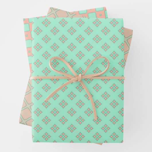 Betoverende Pastels Wrapping Paper Flat Sheet Set (In situ)