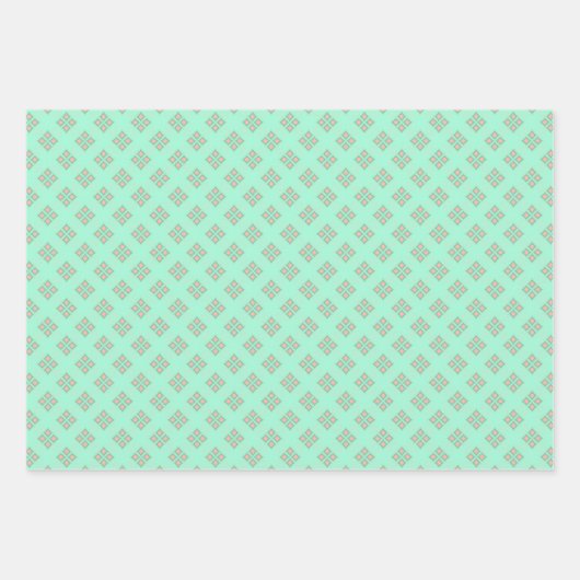 Betoverende Pastels Wrapping Paper Flat Sheet Set (Voorkant)