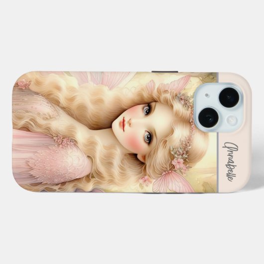 Betoverende Peach Glow Fairy Case-Mate iPhone Case (Achterkant (horizontaal))
