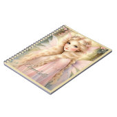 Betoverende Peach Glow Fairy Notitieboek (Linkerzijde)