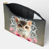 Betoverende, pluizige kitten etui (Open)