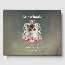 Betoverende, pluizige kitten gastenboek