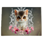 Betoverende, pluizige kitten groot cadeauzakje (Voorkant)