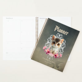 Betoverende, pluizige kitten planner