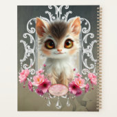 Betoverende, pluizige kitten planner (Achterkant)