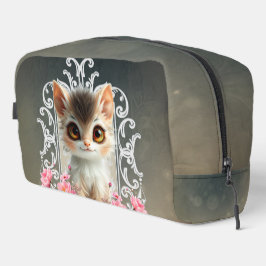 Betoverende, pluizige kitten toilettasje