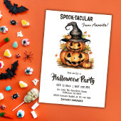 betoverende pompoen heks Pet schattig halloween Kaart