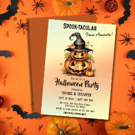 betoverende pompoen heks Pet schattig halloween Kaart