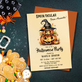 betoverende pompoen heks Pet schattig halloween Kaart