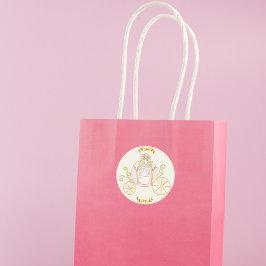 Betoverende Princess Carriage Sticker