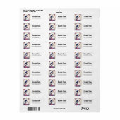 Betoverende Raven Bruiloftscollectie Etiket (Full Sheet)