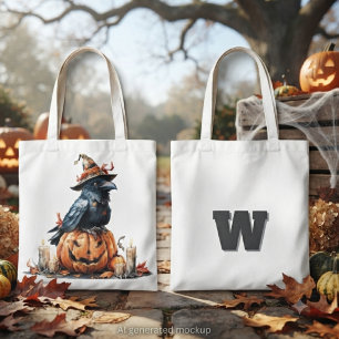 Betoverende Raven Herfst Seizoensaccessoire Tote Bag