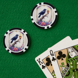 Betoverende Raven Huwelijkscollectie Poker Chips