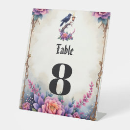 Betoverende Raven Trouwcollectie Reclamebord Met Voetstuk