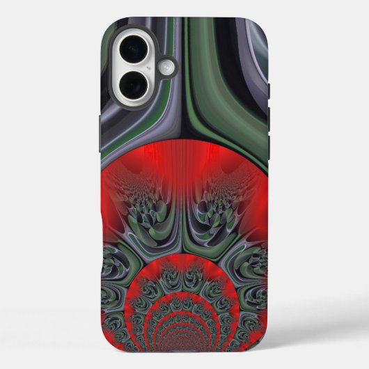 Betoverende Rode Aurora | Noorderlicht Borealis Case-Mate iPhone Case (Achterkant)