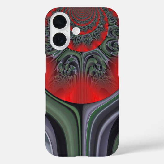 Betoverende Rode Aurora | Noorderlicht Borealis Case-Mate iPhone Case (Achterkant)