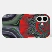 Betoverende Rode Aurora | Noorderlicht Borealis Case-Mate iPhone Case (Achterkant (horizontaal))