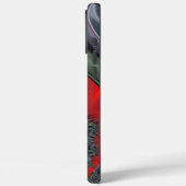 Betoverende Rode Aurora | Noorderlicht Borealis Case-Mate iPhone Case (Achterkant / Links)