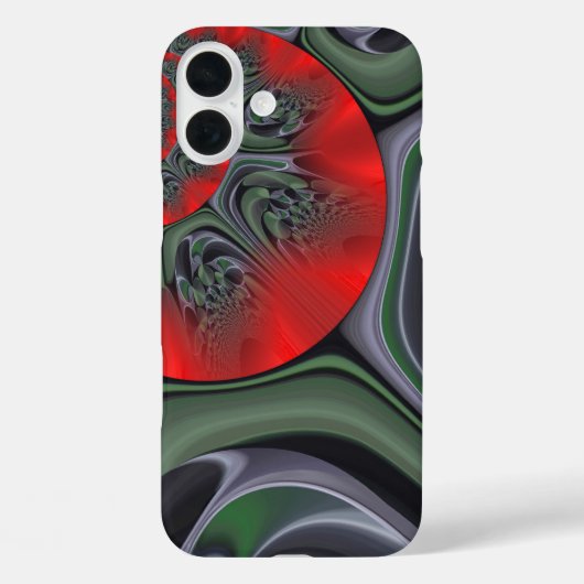 Betoverende Rode Aurora | Noorderlicht Borealis Case-Mate iPhone Case (Achterkant)