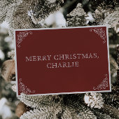 Betoverende rode Kerstman Kerstdag brief