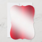 Betoverende rode sprookje bruiloft uitnodiging (Achterkant)