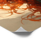 Betoverende roodharige:  Beauty en Art Nouveau Poster (Hoek)