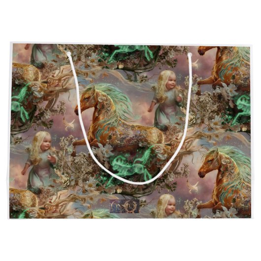 "Betoverende rooskleurige avonturen" Groot Cadeauzakje (Achterkant)