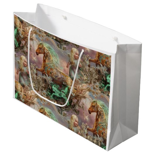 "Betoverende rooskleurige avonturen" Groot Cadeauzakje (Voorkant Gekanteld)