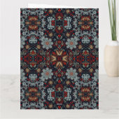 Betoverende Sneeuwvlok Symfonie Kaart (Achterkant)