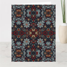 Betoverende Sneeuwvlokssymfonie Kaart