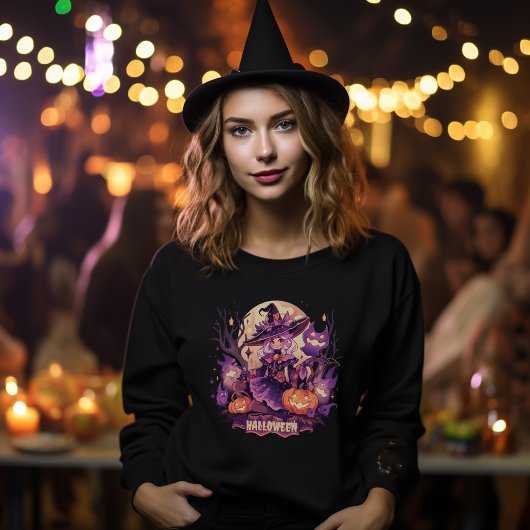 Betoverende Spellcaster Halloween Anime Witch Long T-shirt
