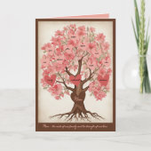 Betoverende stamboom foto Moederdag Kaart (Voorkant)