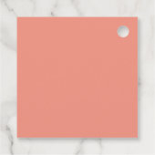 Betoverende tuin Gnome Bruid Bruidegom Rustieke br Bedankjes Labels (Achterkant)