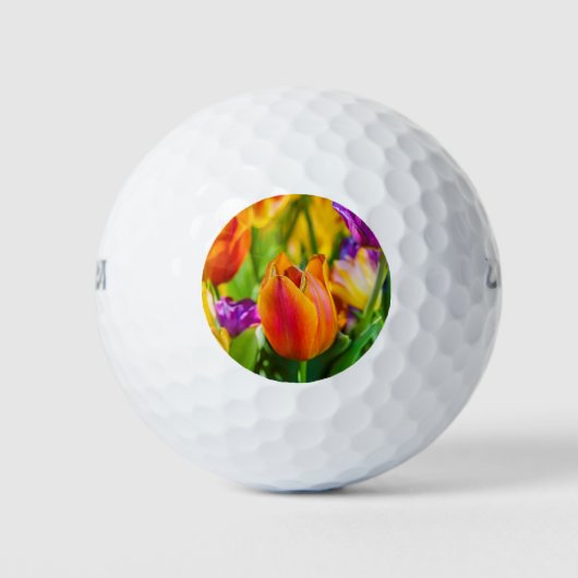 Betoverende tulpen golfballen (Voorkant)